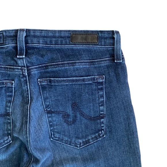 AG Adriano Goldschmied Prima Crop Cigarette Distressed Raw Hem Denim Jeans 28R - Picture 10 of 12